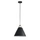 Milano 1 Light Pendant Black - LL002PL042B