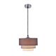 Isabelle 1 Light Pendant Grey - LL002PL045GR