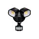 Ranger 24W Double LED Spotlight with Sensor Matt Black / Tri-Colour - MLXR3452MS