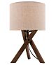 Oak Table Lamp Timber Tripod - A34711