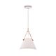 Kirby Small Pendant Matt White - MG2831S