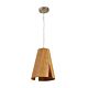 Beagle 1 Light Timber Pendant Small - MG5831S