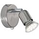 Avenue 3W LED 240V GU10 Single Spotlight Brushed Steel / Warm White - 76551132