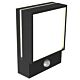 Egon 8W LED Ourdoor wall Light With Sensor Black / Warm White - 49061003