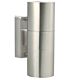 Tin 240V GU10 Up & Down Wall Pillar Light Stainless Steel - 21279134