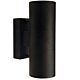 Tin 240V GU10 Up & Down Wall Pillar Light Black - 21279903