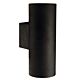 Tin Maxi 240V GU10 Up & Down Wall Pillar Light Black - 21519903