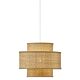 Trinidad Bamboo 1 Light Pendant Natural - 2011123015