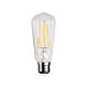 Decorative 2W LED ST64 Ribbed Filament E27 Warm White - A-LED-8902222