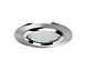 Vida 100 Glass Covered Recessed Downlight Brushed Chrome - LF4583BCH