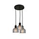 Maison 3 Light Pendant - Clear OL69321BK + OL69256BK + OL2255/15CL