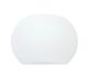 Elba 1 Light Round Wall Light Opal Matt - OL59407