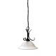 Gaston 1 Light Pendant Frosted Glass/Bronze - OL65751BZ