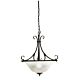 Gaston 3 Light Pendant Frosted Glass/Bronze - OL65763BZ