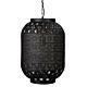 Alhambra.35 Laser Cut Metal Pendant With Gold Inner Matt Black - OL68832BK