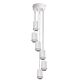 Pop 6 Light Multi Drop Ceiling Light Suspension White - OL69286WH