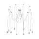 Philly 10 Light Multi Suspension White - OL69351WH