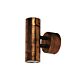 Comma Up/Down 240V Wall Pillar Light Copper - OL7718CO