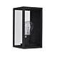 Pandora Contemporary Outdoor Wall Light Textured Black - OL7843BK