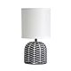 Mandy 1 Light Table Lamp Grey / White - OL90119GY