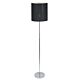 Zola 1 Light Floor Lamp Chrome / Black - OL90121BK