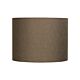 Burlap 30cm Linen Drum Shade Coffee - OL91907