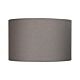 Burlap 40cm Linen Drum Shade Brown - OL91910