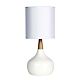 Pod Scandanavian Touch Table Lamp White - OL93125WH