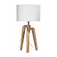 Lund Scandi Inspired Table Lamp Natural - OL93521WH