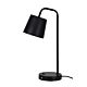 Henk Desk Lamp With USB Socket Matt Black - OL93721BK