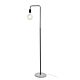 Ville Scandi Floor Lamp With Marble Base Black - OL93733BK