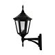 Ibiza 1 Light Exterior Wall Light Black - SG70420BK