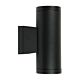 Metro Up/Down 240V Wall Pillar Light Black - SG71302BK