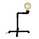 Bradway Pipe Industrial Table Lamp Black - OL94405BK