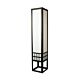 Sojo 1 Light Floor Lamp Black - OL97813BK