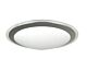 Vello 22 Watt T5 Round Opal Acrylic Ceiling Light Silver - OL48410/22SIL