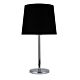 Spoke 35 Chrome Table Lamp Black Shade - OL91238CH + OL91735