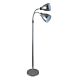 Retro 2 Light Flexible Neck Floor Lamp Chrome - OL91206CH