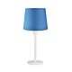 Spoke 35 White Table Lamp Blue Shade - OL91238WH + OL91823