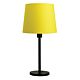 Spoke 35 Black Table Lamp Yellow Shade - OL91238BK + OL91854