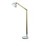 Steam 1 Light Adjustable Floor Lamp White - SL98789WH