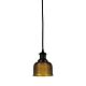 Maison 1 Light Pendant Small Amber - OL2255/15AM + OL69321BK