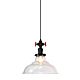 Bradway 1 Light Pendant Clear/Black - OL69361BK + OL2250CL