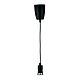 Peg 1 Light DIY Ceiling Light Suspension 1000mm Black - OL2010/100BK