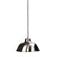 Forge 1 Light Pendant Small Brushed Chrome - SL64730BC