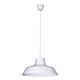 Forge 1 Light Pendant Large White - SL64743WH