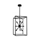 Contemporary Box Pendant Satin Black - SL64813BK