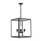 Hampton 4 Light Pendant Black - SL64924BK