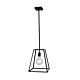 Southport Single Urban Retro Pendant Matt Black - SL66901BK