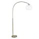 Over Large Arc Floor Lamp Antique Brass - SL91207AB